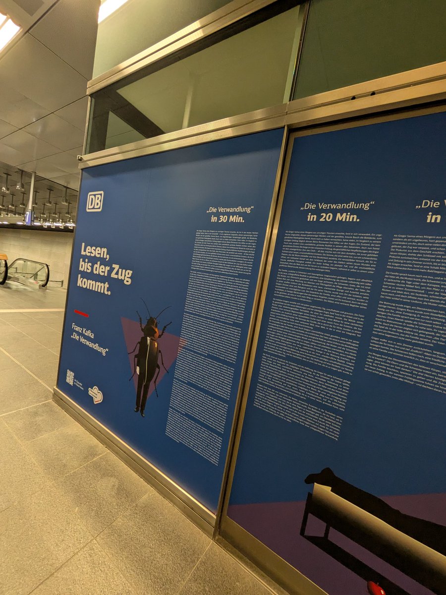 als Gregor Samsa eines Morgens aus unruhigen Träumen erwachte, fand er heraus, dass sein verdammter Zug nochmal ausfiel