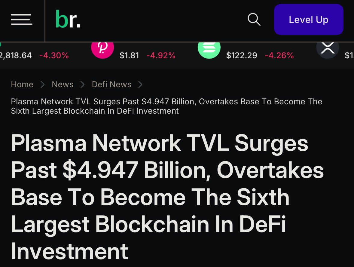 evmorfem's tweet image. TVL on Plasma isn't just vanity, it's backed by actual usage 

billions in bridged stablecoins actively moving with zero-fee USDT transfers that real users (retail + institutions) rely on daily for cheap, fast settlements

that's tangible societal value, lowering barriers to