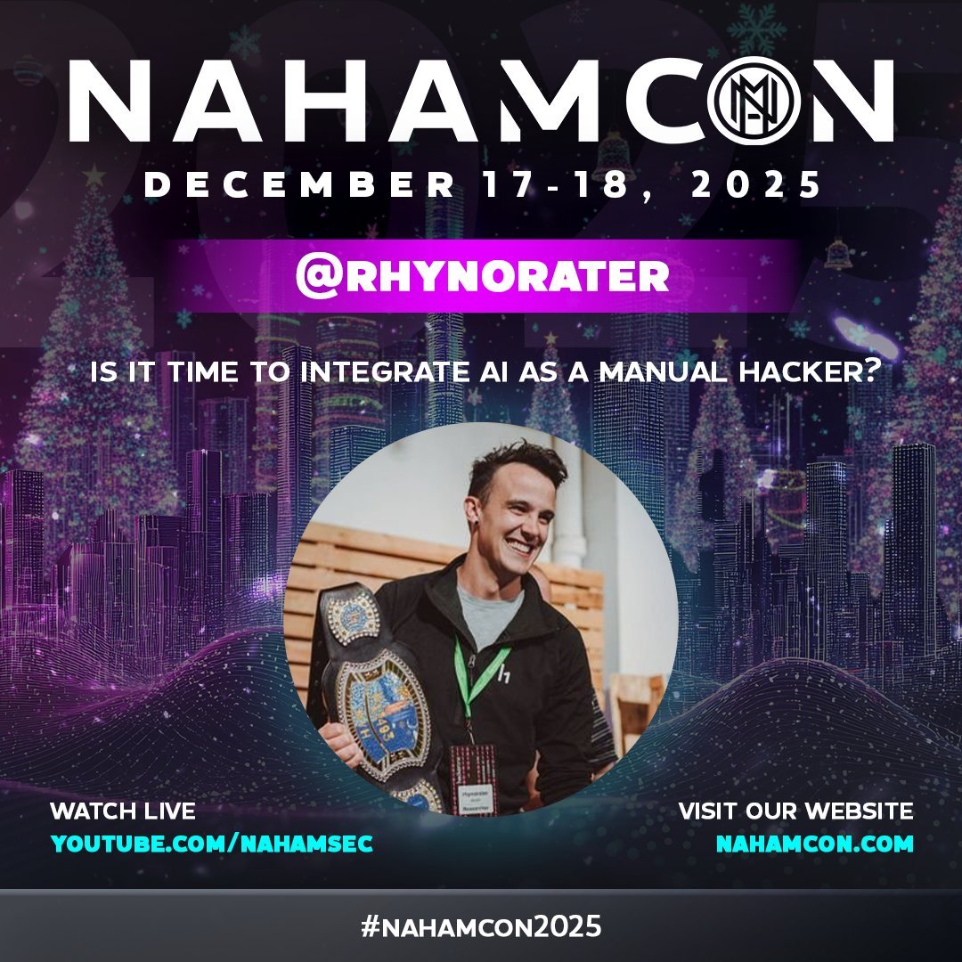 Rhynorater's tweet image. Super excited to give this talk tomorrow as the Keynote for Nahamcon! 

This is a case study on how I attempted to integrate AI as a manual hacker - do we have the tools to make it cost effective and useful? Or is the tech not quite there yet?