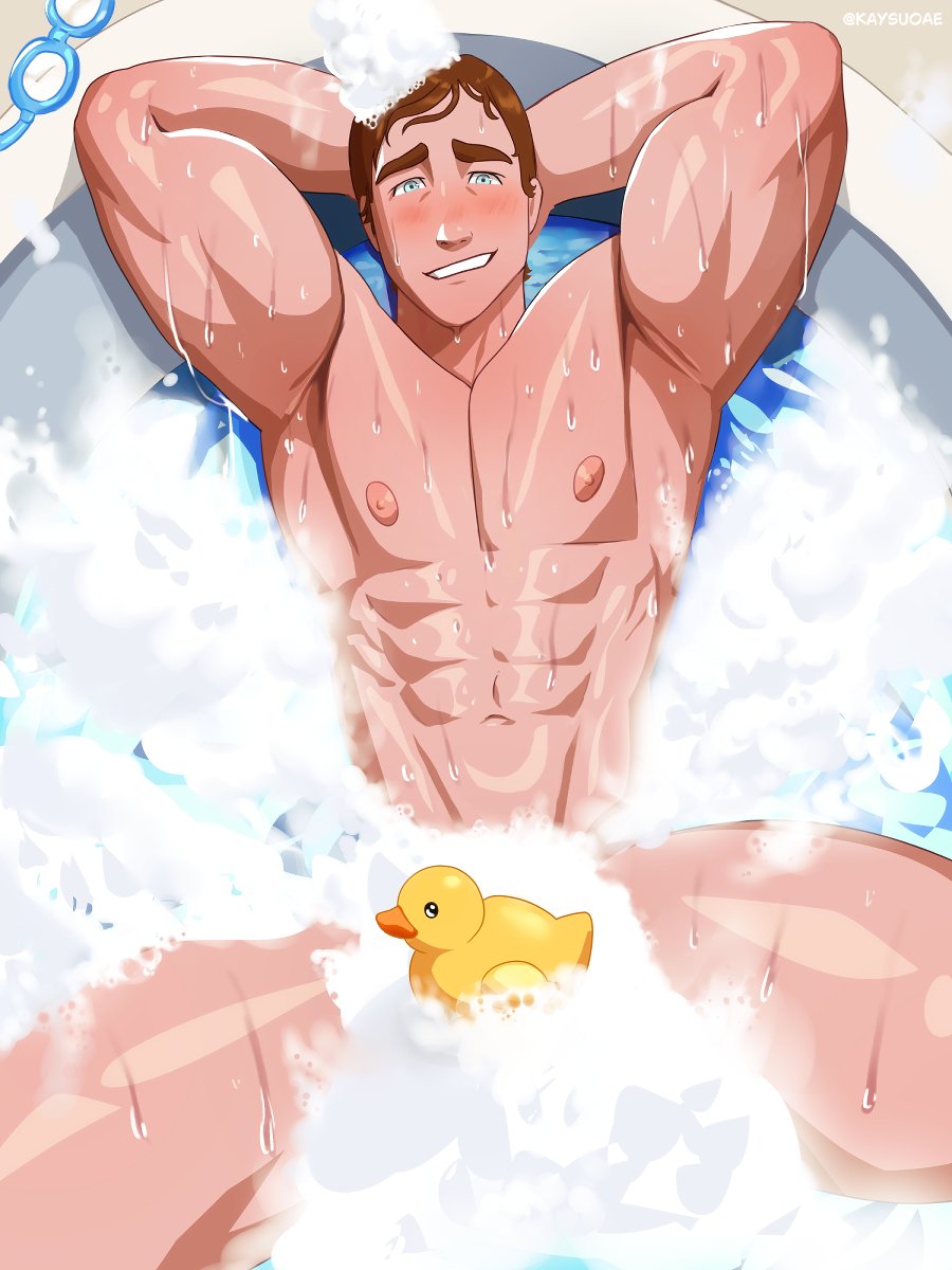 He's taking a bath 😋💦 #Waterboy #Dispatch