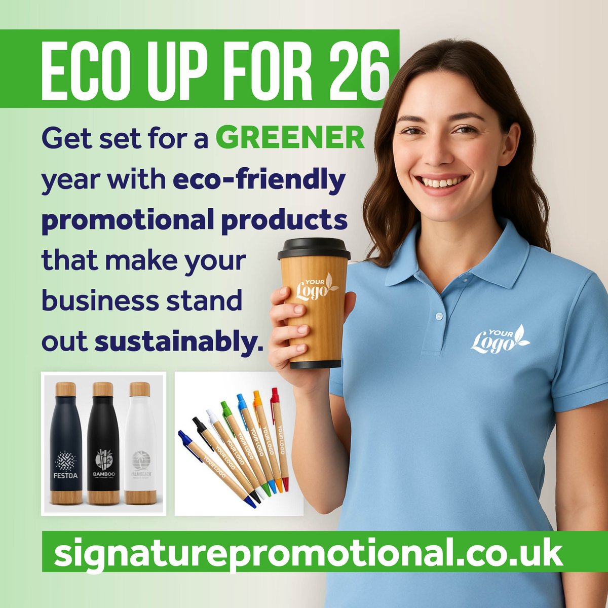 ✨ Eco Accessories for ’26 ✨
Green Gifts with Greater Impact! 🌎💚

From branded bamboo mugs to recycled notebooks &amp; more, discover promotional products that show your brand means business — and sustainability. 👉 signaturepromotional.co.uk

#TheSignatureWorks #Sustainable #Promo