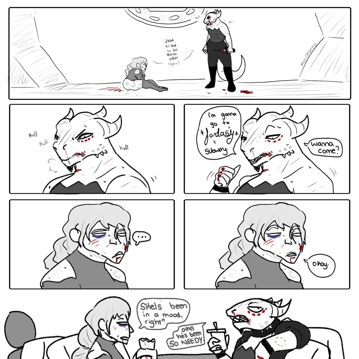 Siblings will be siblings
#art #artist