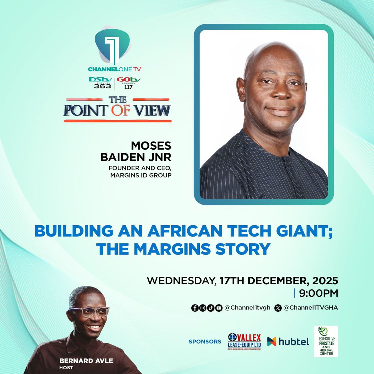 Citi973's tweet photo. .@benkoku sits with the founder of the @MarginsGroup , Moses Baiden  on the 35th anniversary of a world-class  technology, identity management  corporation. https://t.co/ecc7oKTGGj