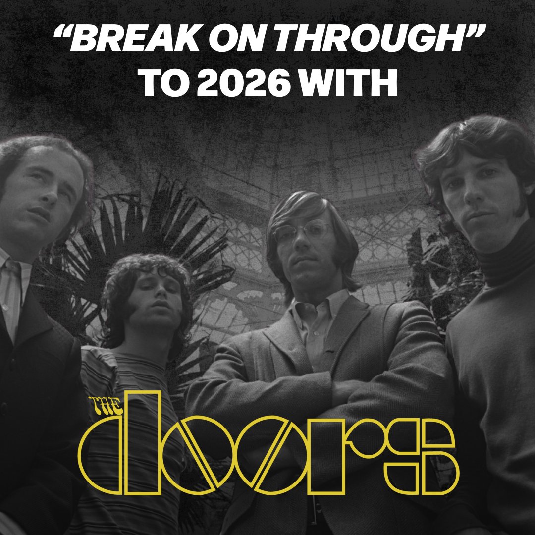 When goofing off with the band turns into a top hit. Photos by Bobby Klein  and Ethan Russell. #thedoors #jimmorrison #ridersonthestorm #fyp, image size:1080x1080