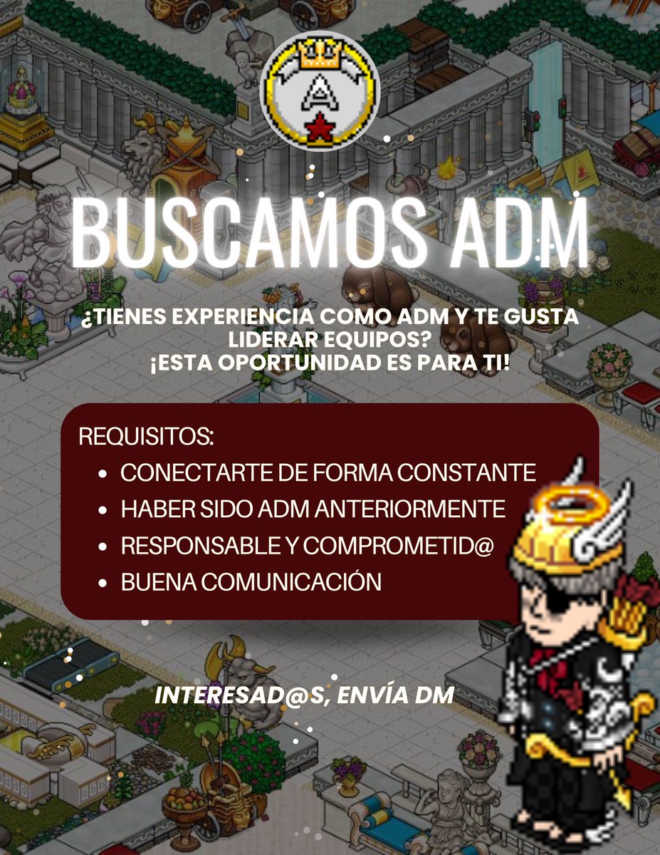 ✨ Estamos buscando ADM ✨
Con experiencia, compromiso y conexión constante para apoyar el crecimiento de la agencia!

🎁 SORTEO PARA EL 23 DIC
3 cajas HC
1 HC por ganador*

Para participar:
Seguir <a href="/AgenciaAtenas/">AGENCIA ATENAS</a> 
Like y RT

📢 Repostea y ayúdanos a encontrar a la persona ideal!