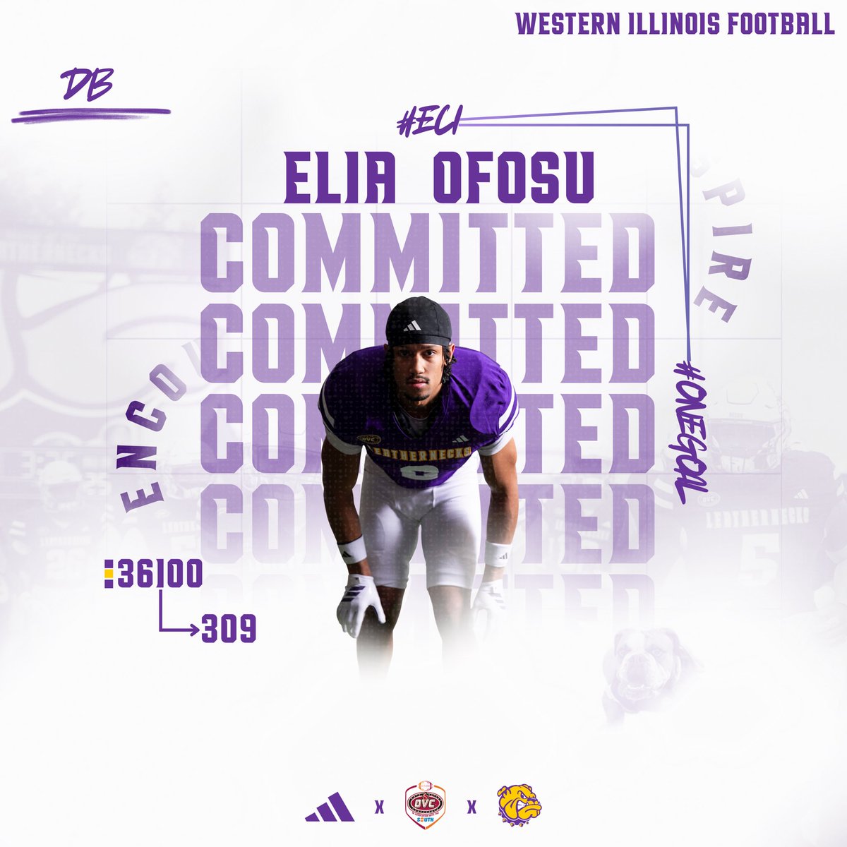 100% committed. <a href="/WIUFootball/">Western Illinois Football</a>