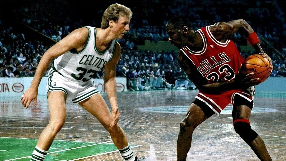 MJ or Bird: Who Had the More Legendary Rookie Impact?

In Michael Jordan’s rookie season, the Bulls improved from 27 wins to 38.

In Larry Bird’s rookie season, the Celtics—keeping their other four starters—jumped from 29 wins to a league-best 61.

The next year, they added