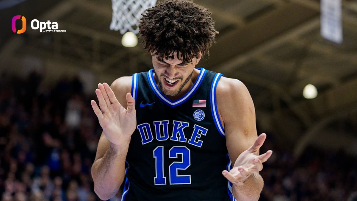 OptaSTATS's tweet image. Cameron Boozer of @DukeMBB is the only DI player in the last 30 seasons to have at least 250 points, 100 rebounds and 40 assists through his first 11 career games.