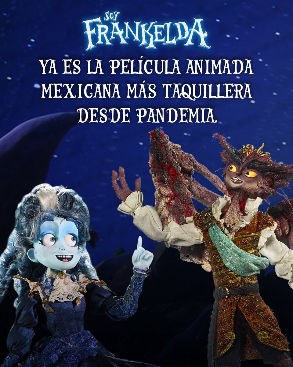 GRACIAS MÉXICO, POR CREER Y VER #SoyFrankelda EN CINES. Disfrútala aún en cines.