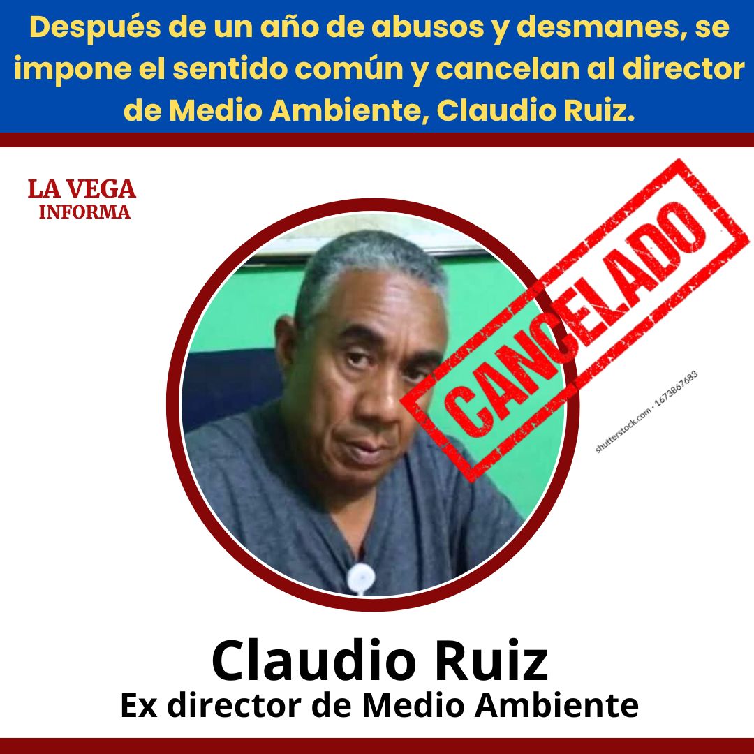 lavegainforma's tweet photo. Después de más de un año de abusos, atropellos y decisiones arbitrarias, finalmente se impone el sentido común. Claudio Ruiz fue cancelado como director provincial de Medio Ambiente.

No fue fácil. El daño fue grande. La prepotencia, el caos administrativo y el irrespeto marcaron una gestión que convirtió una institución llamada a proteger en un espacio de confrontación permanente.

La Vega habló, denunció y resistió. Hoy, aunque tarde, llega una decisión que muchos reclamaban desde hace tiempo.