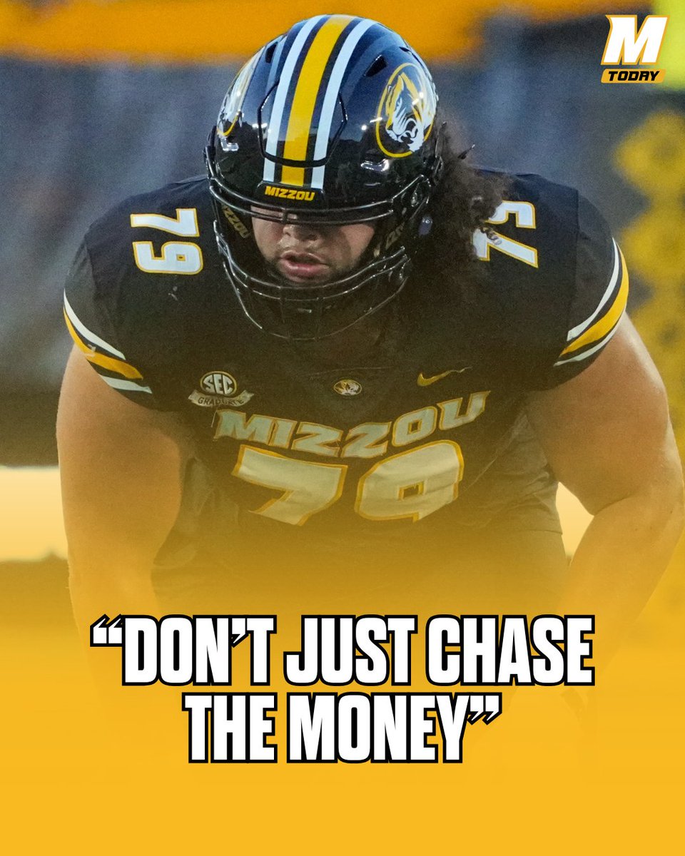 MizzouToday's tweet image. After spending his final season of eligibility at #Mizzou, offensive tackle Keagan Trost had a message for future transfers:

"You need to be in the best situation, so that you can grow and develop and be your best self."

on3.com/sites/mizzou-t…