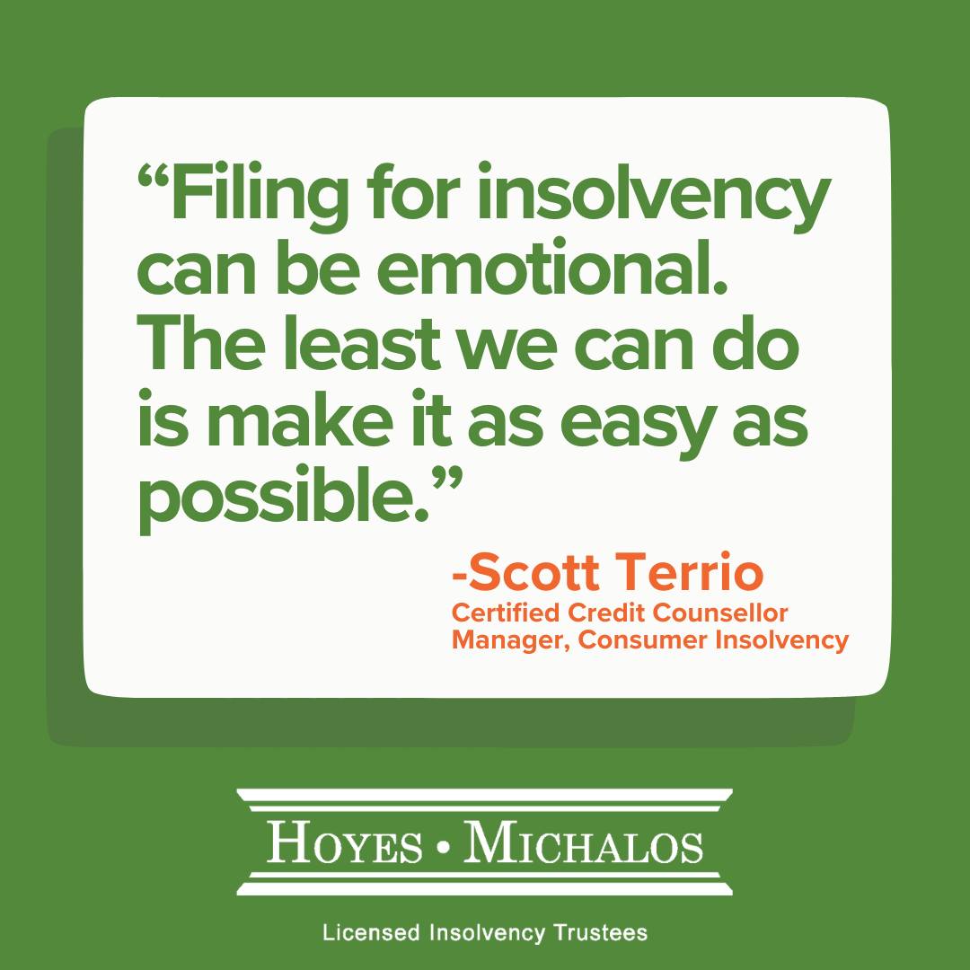 HoyesMichalos's tweet image. At Hoyes Michalos, the focus is on clear answers, respectful conversations, and a process designed to reduce stress at every step. ❤️‍🩹

hoyes.tips/start-here

#bankruptcy #insolvency #consumerproposal #debtrelief #debtreliefcanada #debthelp #debtoptions