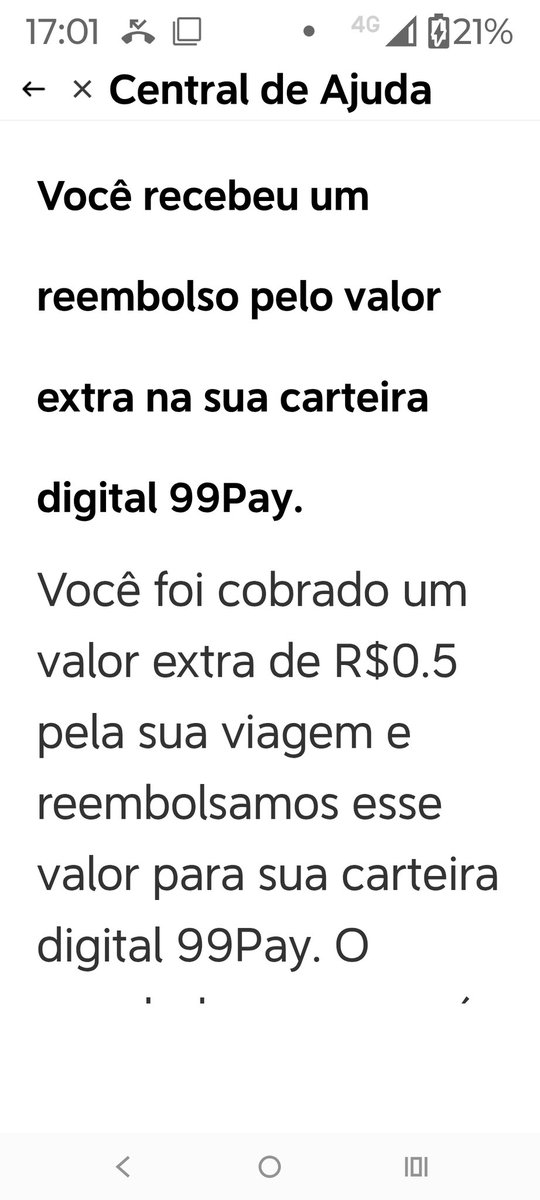 AddaMartha's tweet photo. 0.5 reais???
É assim que se tratam os seus passageiros  @voude99 ??? https://t.co/AOgq99Ly79
