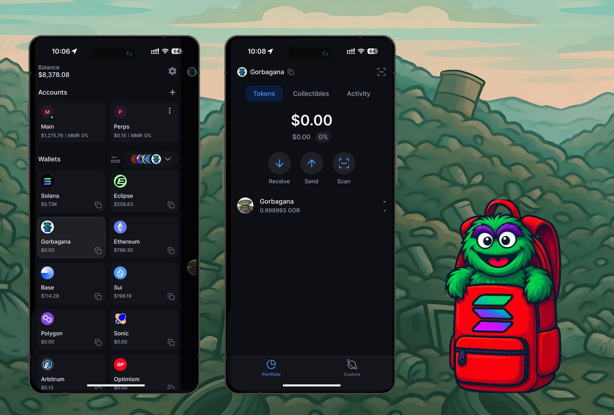 Gorbagana_chain's tweet image. WE ARE SOON GOING LIVE WITH TRASHNET 

is your @backpack wallet ready to receive the trashdropped $GOR?