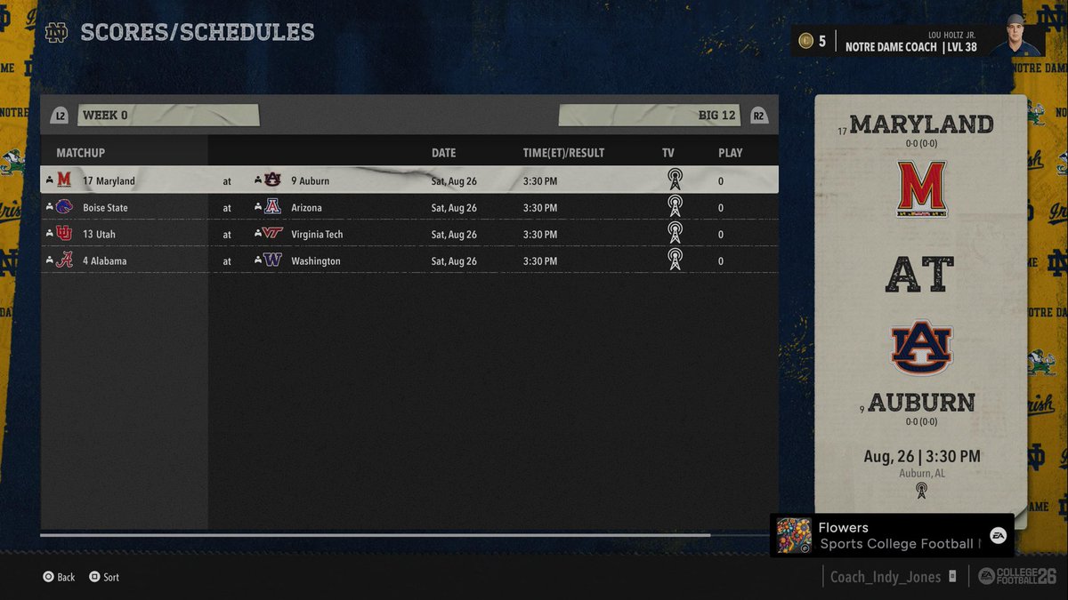 GRIDIRON NCAA 26 League Office tweet media