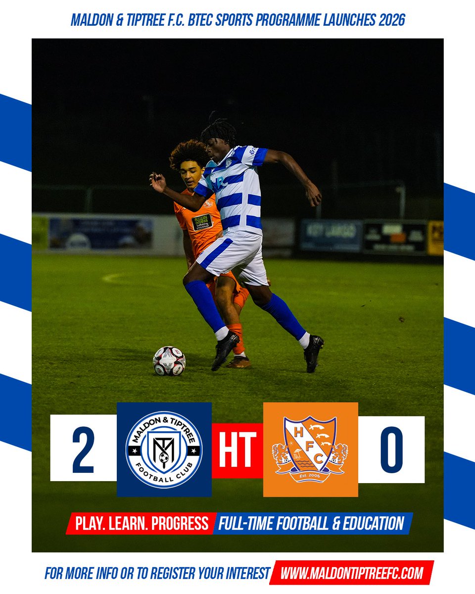 We lead at the break. 👊