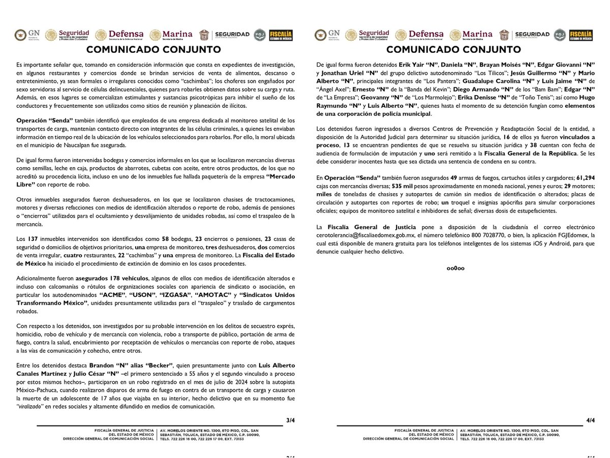 Fiscalía Edoméx tweet media