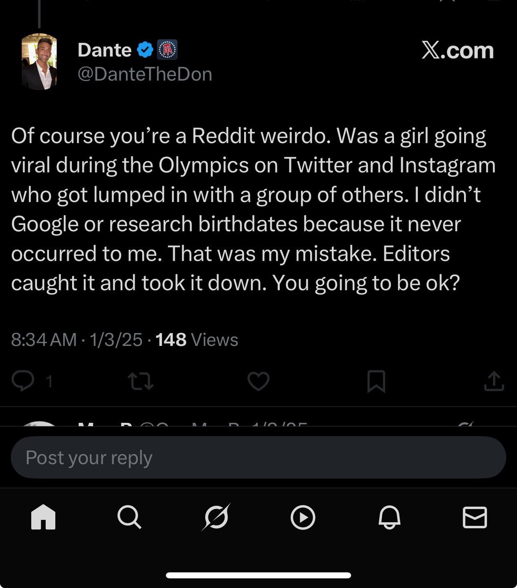 OneMaxB's tweet image. Dante literally blogged and admitted to blogging about how much he wanted to bang an underage girl. And then try’s to deflect by calling people weirdos because Reddit is the only place his pedo filia lasts forever.