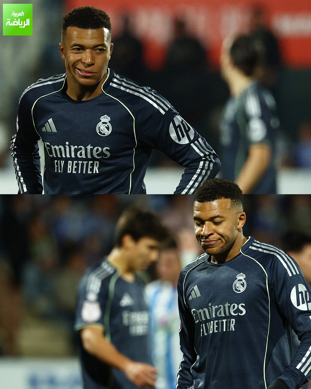 ردة فعل مبابي بعد اهدار إحدى الفرص 