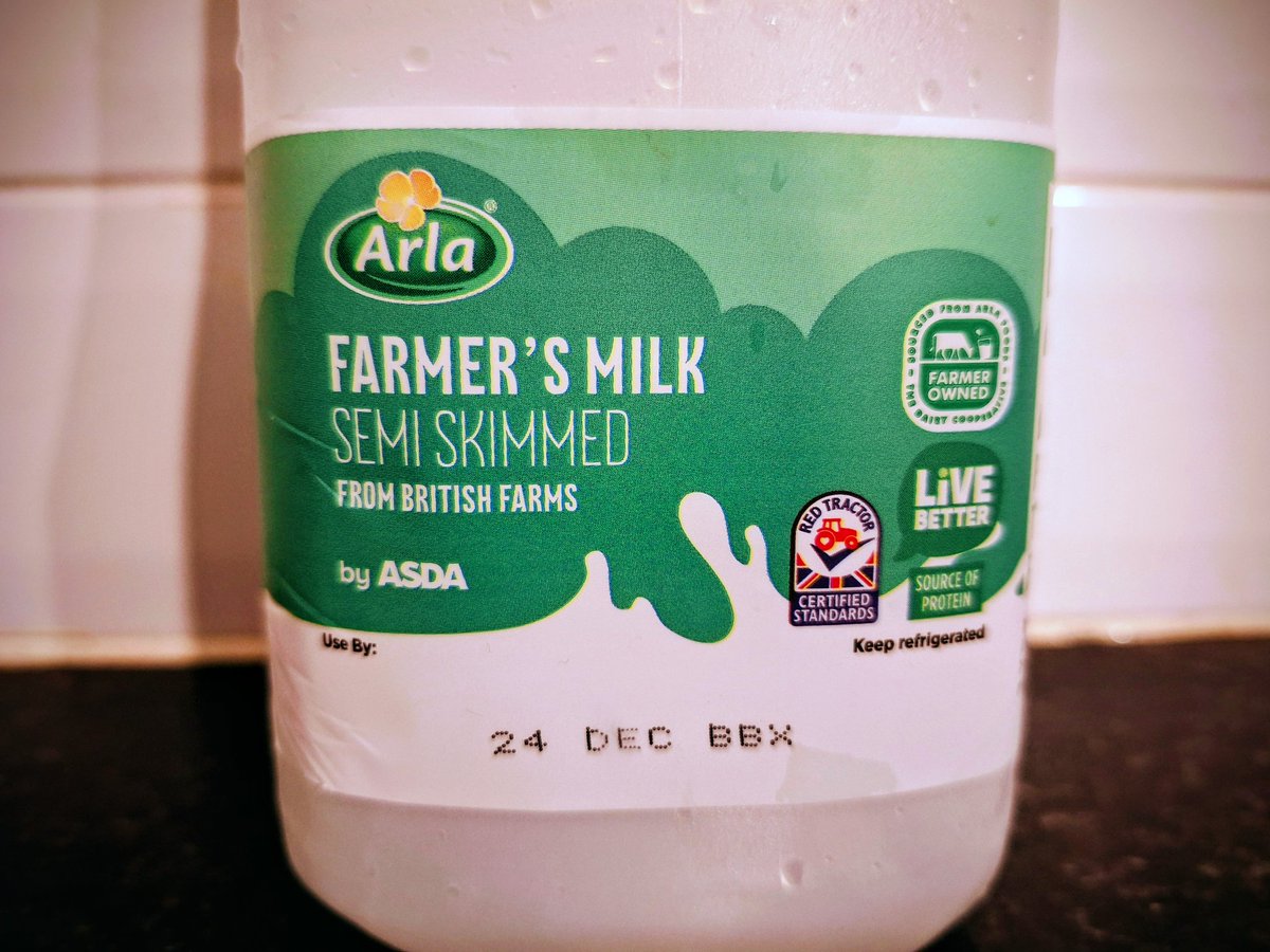 I've heard of cow's milk, goat's milk even oat and almond milk, but Farmer's Milk is a new one for me. 

But fair play to them 4 pints worth is quite some effort.