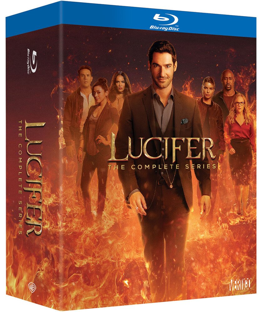 Lucifer: The Complete Series Blu-ray will arrive on 1/20 via Warner Bros.  Pre-order to come. Runtime: 5580 Genre: Drama Language: English Aspect:  16x9 1.78:1 Rating: TV-14 Audio: DTS-HD MA 5.1 21 BD-50, image size:830x1000