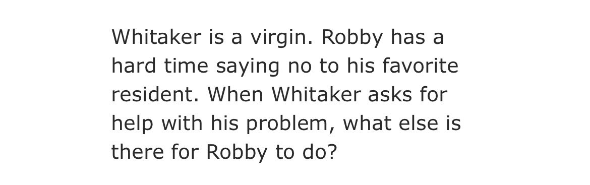 🐥 birds &amp; bees 🐝 or: how dennis whitaker learned to stop fearing sex and love sleeping with his boss 

20k - e - #hucklerobby sex education

archiveofourown.org/works/75939386