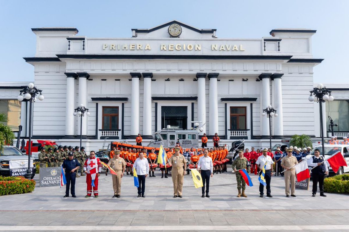 Acudí a la ceremonia de Inicio de la “Operación Salvavidas Invierno 2025”, un esfuerzo de coordinación encabezado por la <a href="/SEMAR_mx/">SEMAR México</a> para fortalecer la seguridad y la atención a la ciudadanía durante esta temporada vacacional.