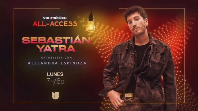 Este lunes podremos disfrutar la entrevista de nuestro <a href="/SebastianYatra/">Sebastian Yatra</a> con #AlejandraEspinoza en #VixMusica #AllAccess por <a href="/VIX/">ViX</a> <a href="/Univision/">Univision</a>