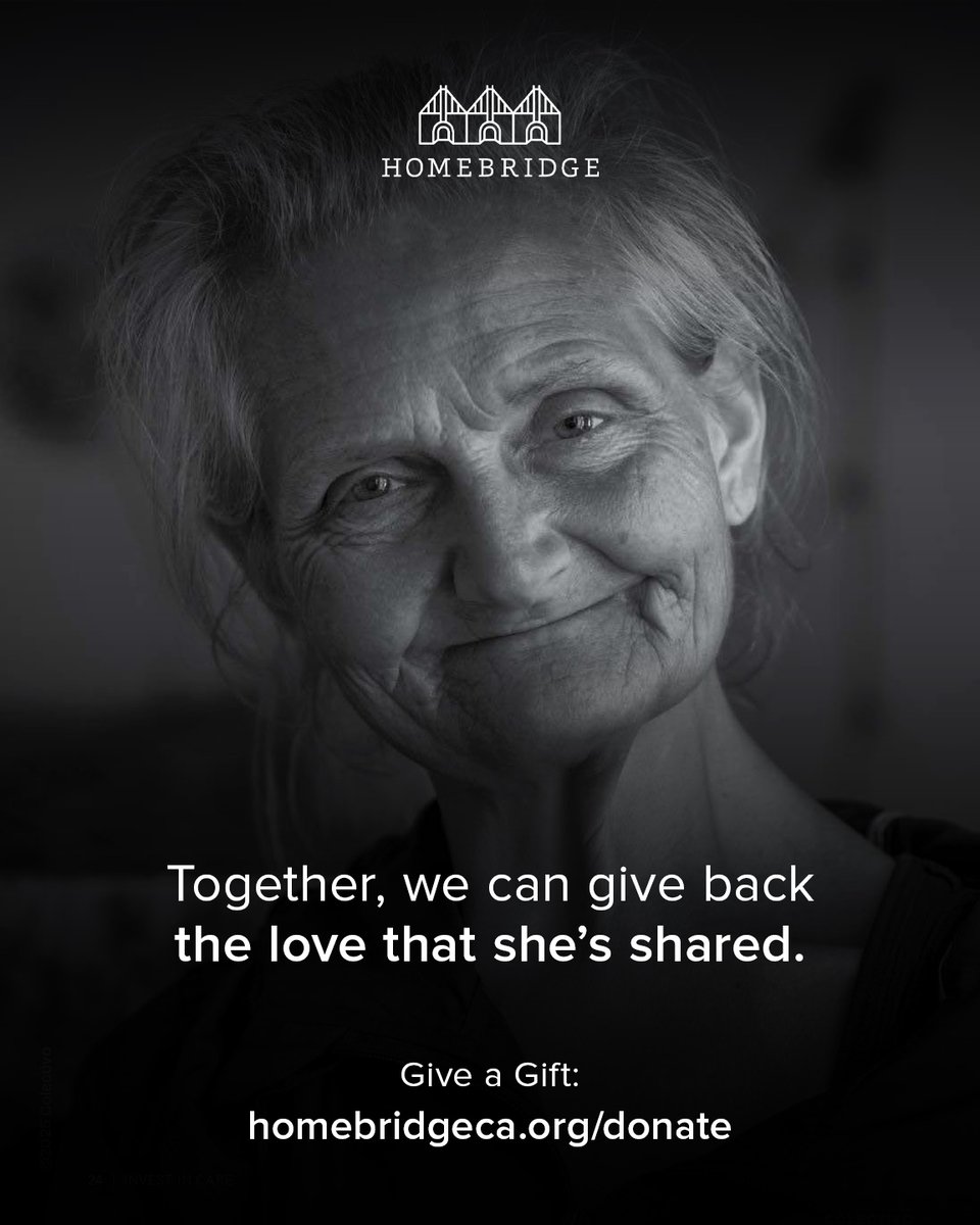 Elizabeth has spent her life caring for others - first as a hospice nurse, now as a pillar of support at Jerrold Commons 💛 Despite chronic pain and unimaginable loss, she keeps “spreading the love.” Help #Homebridge clients get the care they deserve: homebridgeca.org/donate/
