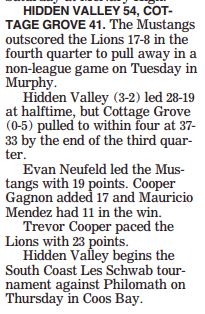 Hidden Valley High School Boys Basketball tweet media