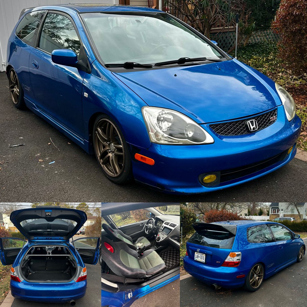 GR86JT's tweet photo. Honda Fit propaganda on the timeline recently made me want an egg shaped Honda of my own…. So I bought one. 

Welcome my (new to me) 2004 Honda Civic Si (K20A3). Needs a little love but excited for the future of this vehicle. #EP3 🥚 https://t.co/Pp3F3y4E25