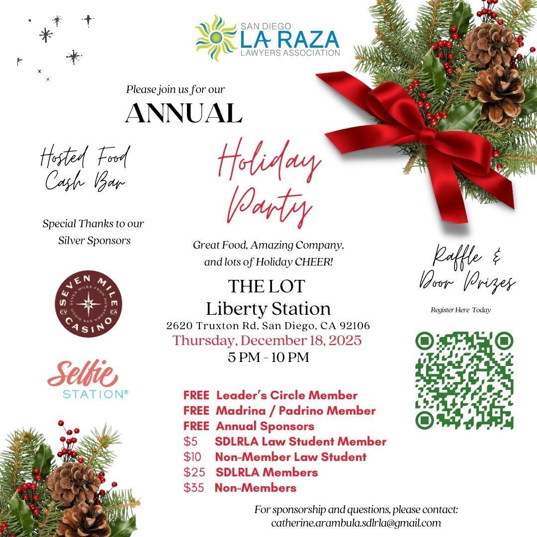 San Diego La Raza Lawyers Association tweet media