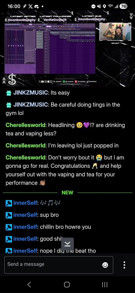 Laying tracks and APARTMENT HUNTING! Come help! 

kick.com/jl_savant