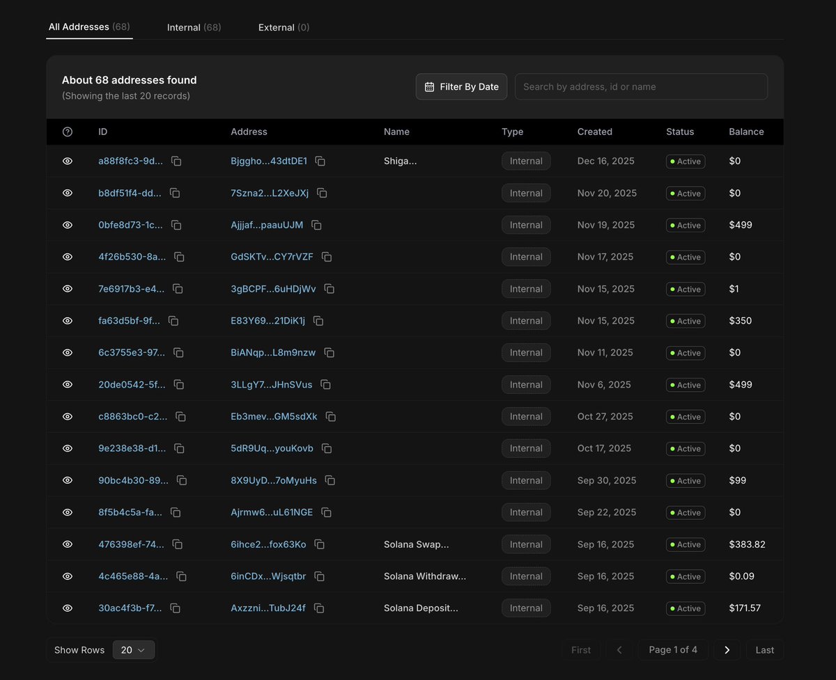 We’ve added visibility upgrades to make balance tracking easier than ever for <a href="/BlockradarHQ/">Blockradar</a> customers. 

1. Master Wallets page, we now display the total balance upfront. This means fewer clicks and more clarity.

2. Addresses page, you’ll now see the balance without needing to