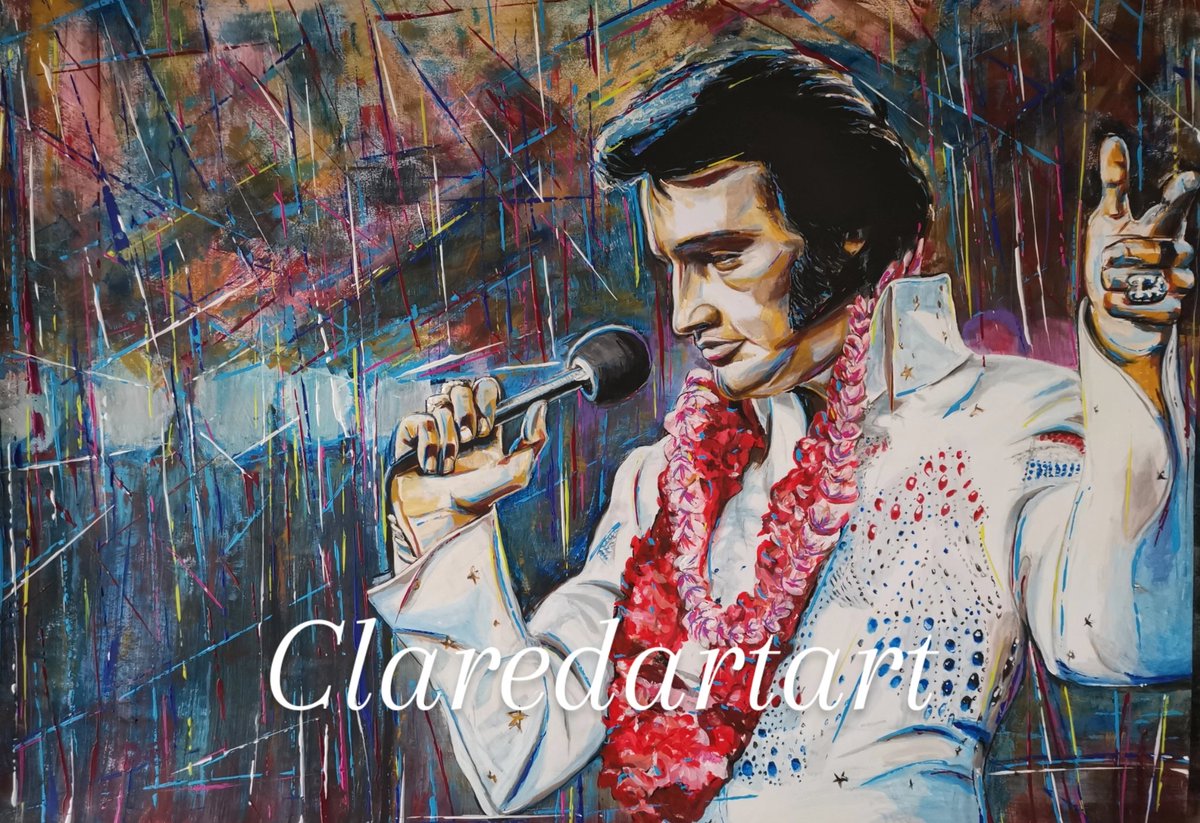 claredartart's tweet photo. Elvis Presley Portrait
Finally finished #Elvispresley #portrait #artwork #artist #claredartart https://t.co/o7mvmtQh2D