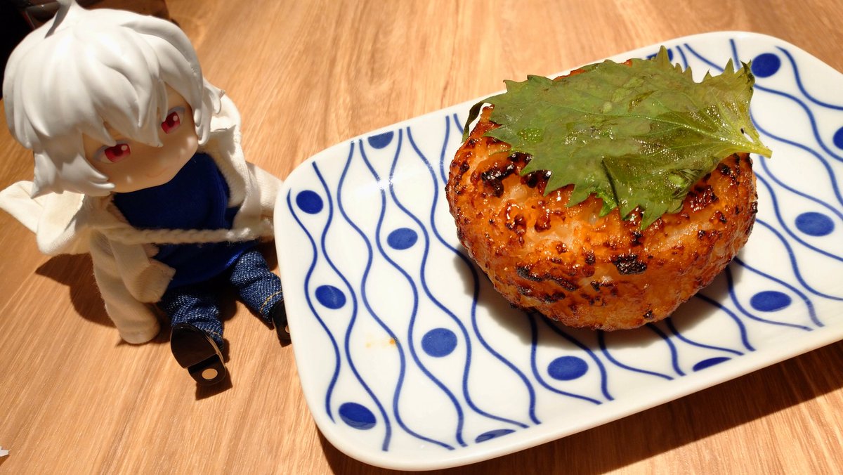 仙台味噌焼きおにぎり！
#今日の双葉君と美里君
#ましろ君も一緒
#ねんどろいどどーる