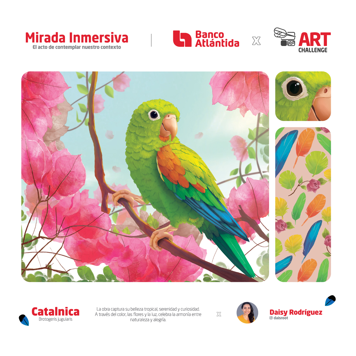 Nuestros artistas siempre expresan su visión de la historia, la cultura y la naturaleza. 🎨 Explora el talento salvadoreño y su homenaje a la fauna local.