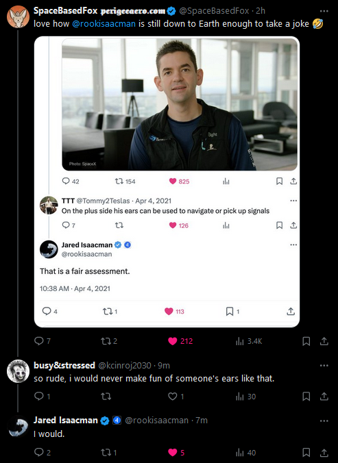 yatharthmann's tweet image. The new NASA administrator has a great sense of humor, btw.