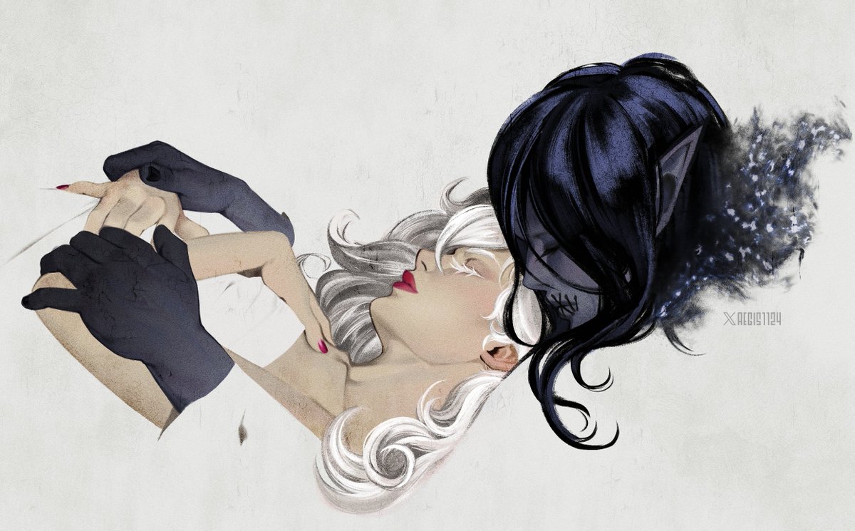 some referenced coloring practice with silentlily. ref in replies
#crk #silentlily