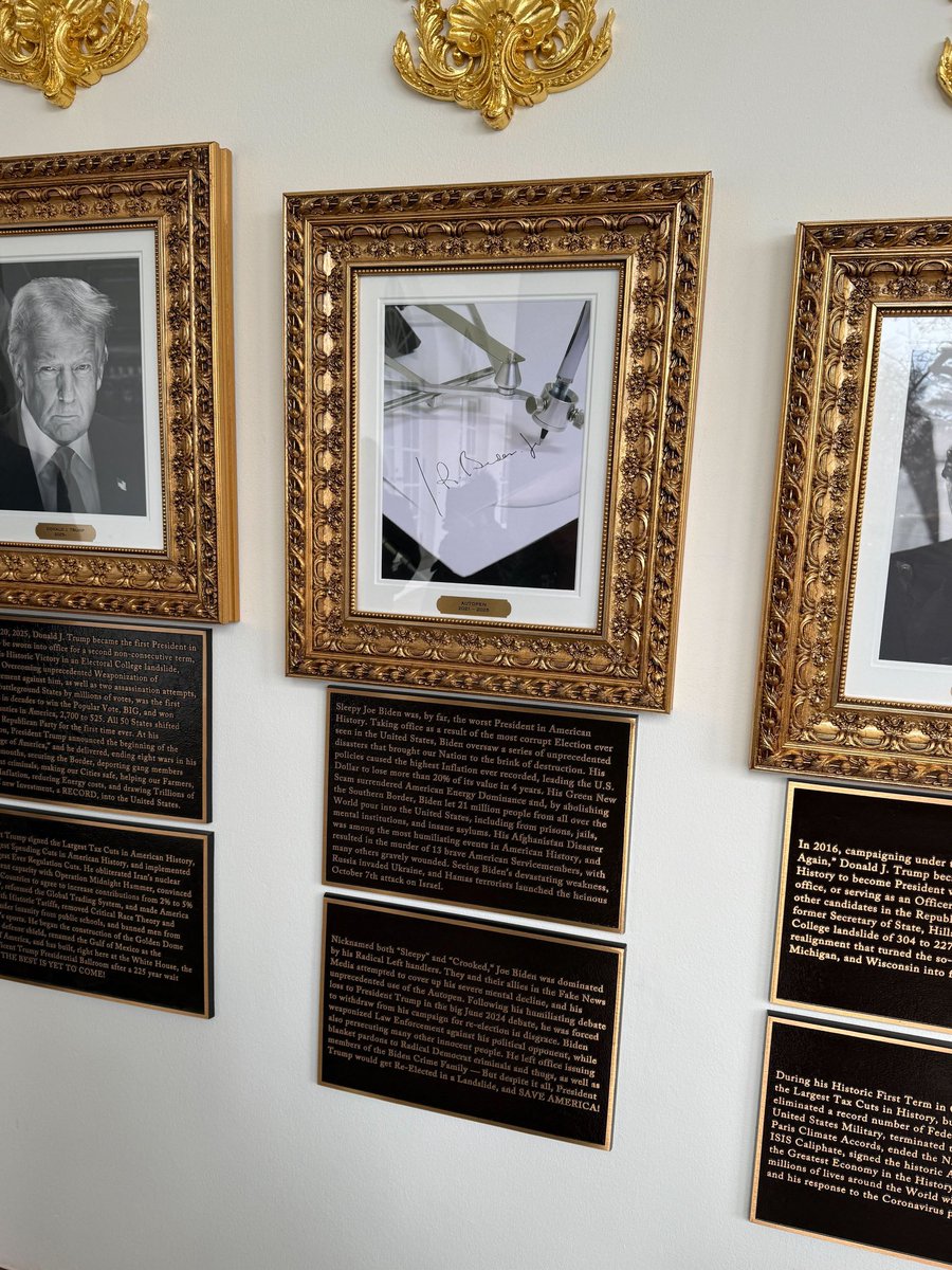 jimstewartson's tweet image. This is not Trump being Trump. This is a collapsing narcissist with progressive dementia gilding the world around him to block out the reality of Epstein.

He can’t even fake being a real boy anymore—and there is nothing stopping his deviant urges from becoming reality.