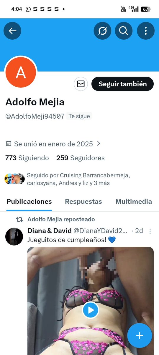 Parejareal82497's tweet photo. A todos nuestros contactos queremos decirles que tengan mucho cuidado con este perfil, este hombre es un acosador, no quisimos compartir con él y ya que antes por error le dimos nuestros números de celular ahora nos hace llamadas a las 5am 🤬🤬 https://t.co/f0rcf4OskS