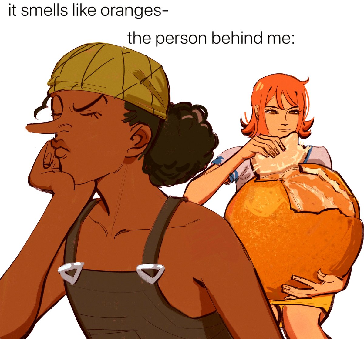 thecrazedpepper's tweet image. I love oranges #ONEPIECE