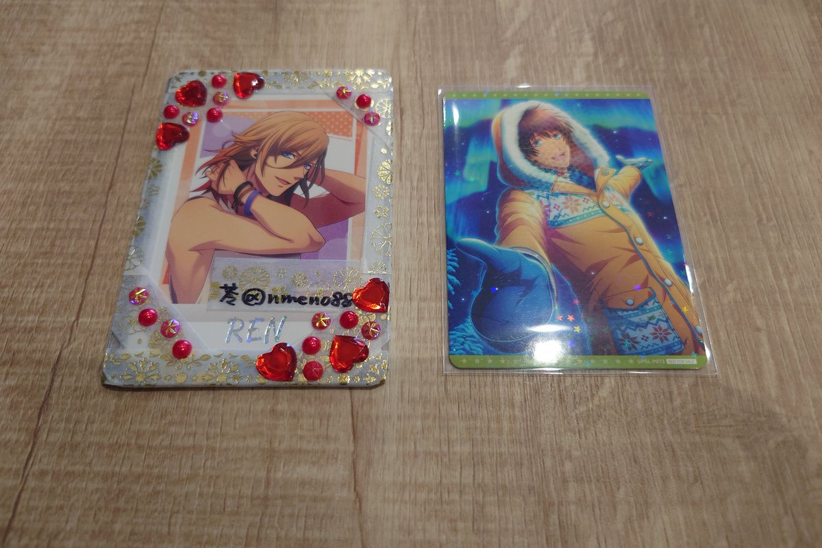 交換希望】 うたプリ ビジュコレ BOX特典 譲】セシル 求】藍＞レン 真