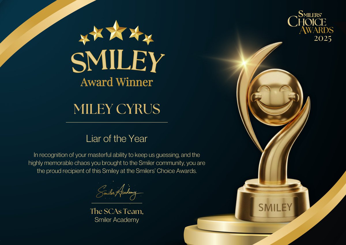 Smilers' Choice Awards tweet media