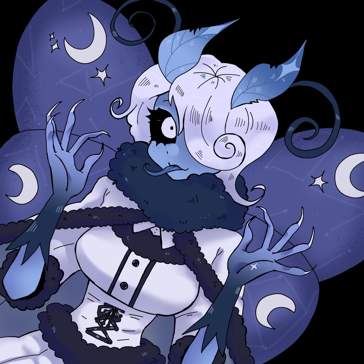 I love how this turned out! <a href="/LavaYakaPB/">lavayaka ¬ VGEN</a> did amazing once again, especially with just a few references I gave. This is my moth oc, still thinking of a name for her.