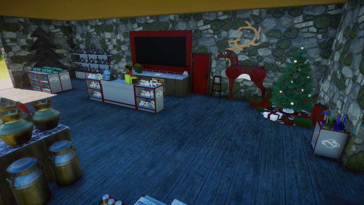 Clockwork4Sims's tweet image. Thanks to all who stopped by today's stream! I started working on the holiday gift shop. We raided @Asstrid_k  See yall tomorrow for more planet zoo!!