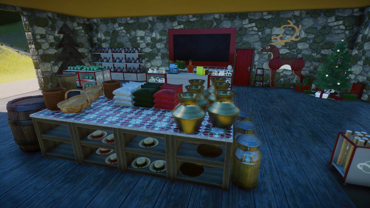 Clockwork4Sims's tweet image. Thanks to all who stopped by today's stream! I started working on the holiday gift shop. We raided @Asstrid_k  See yall tomorrow for more planet zoo!!