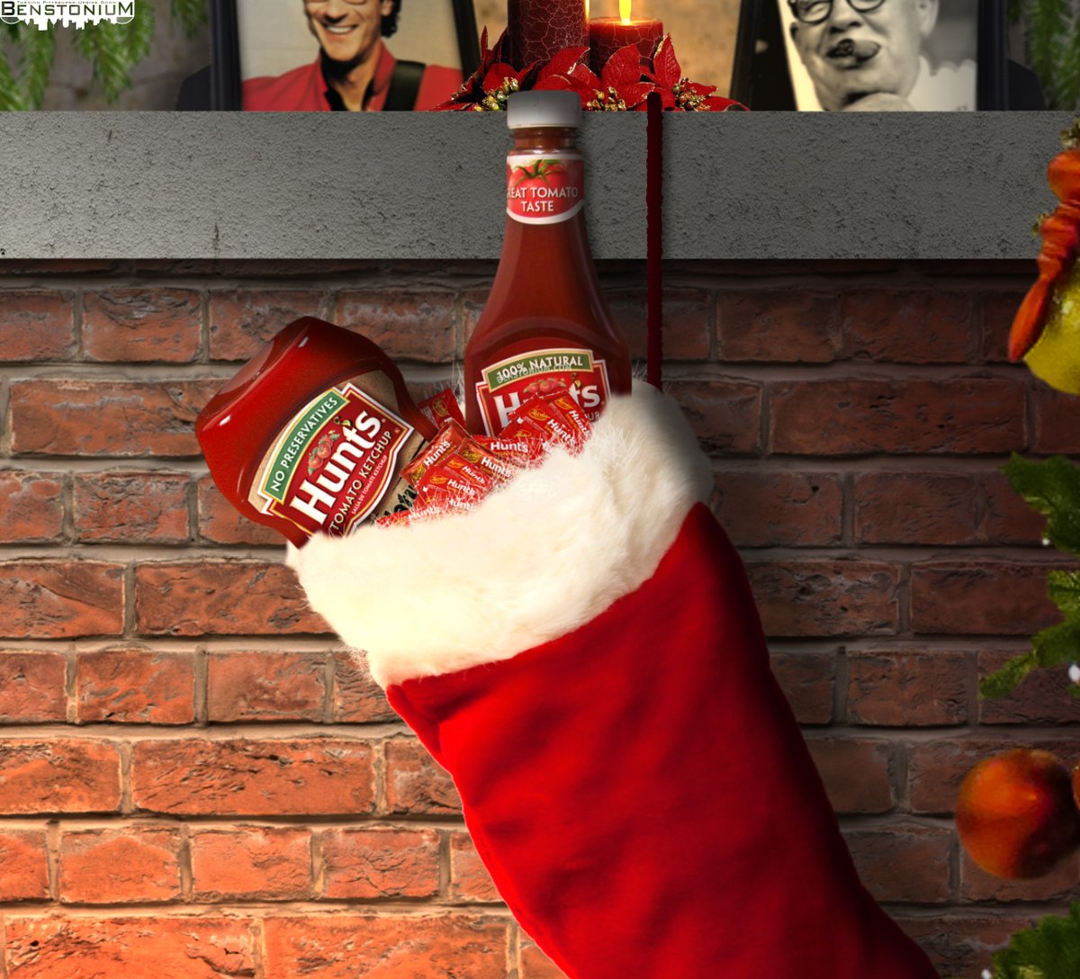 Benstonium's tweet image. In Pittsburgh, yinzer boys &amp;amp; girls who find themselves on Santa's naughty list receive a stocking full of Hunt's Catsup. 

#Christmas #Pittsburgh