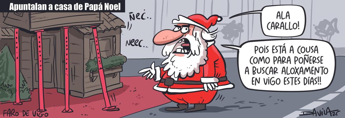Papá Noel con problemas de vivenda
#Nadal #NadalEnVigo #HumorGalego #Davila
😂 𝐌𝐚́𝐢𝐬 𝐡𝐮𝐦𝐨𝐫 𝐞𝐧 𝗜𝗡𝗦𝗧𝗔𝗚𝗥𝗔𝗠 ⬇️ 
instagram.com/fans_de_luis_d…
farodevigo.es/opinion/humor