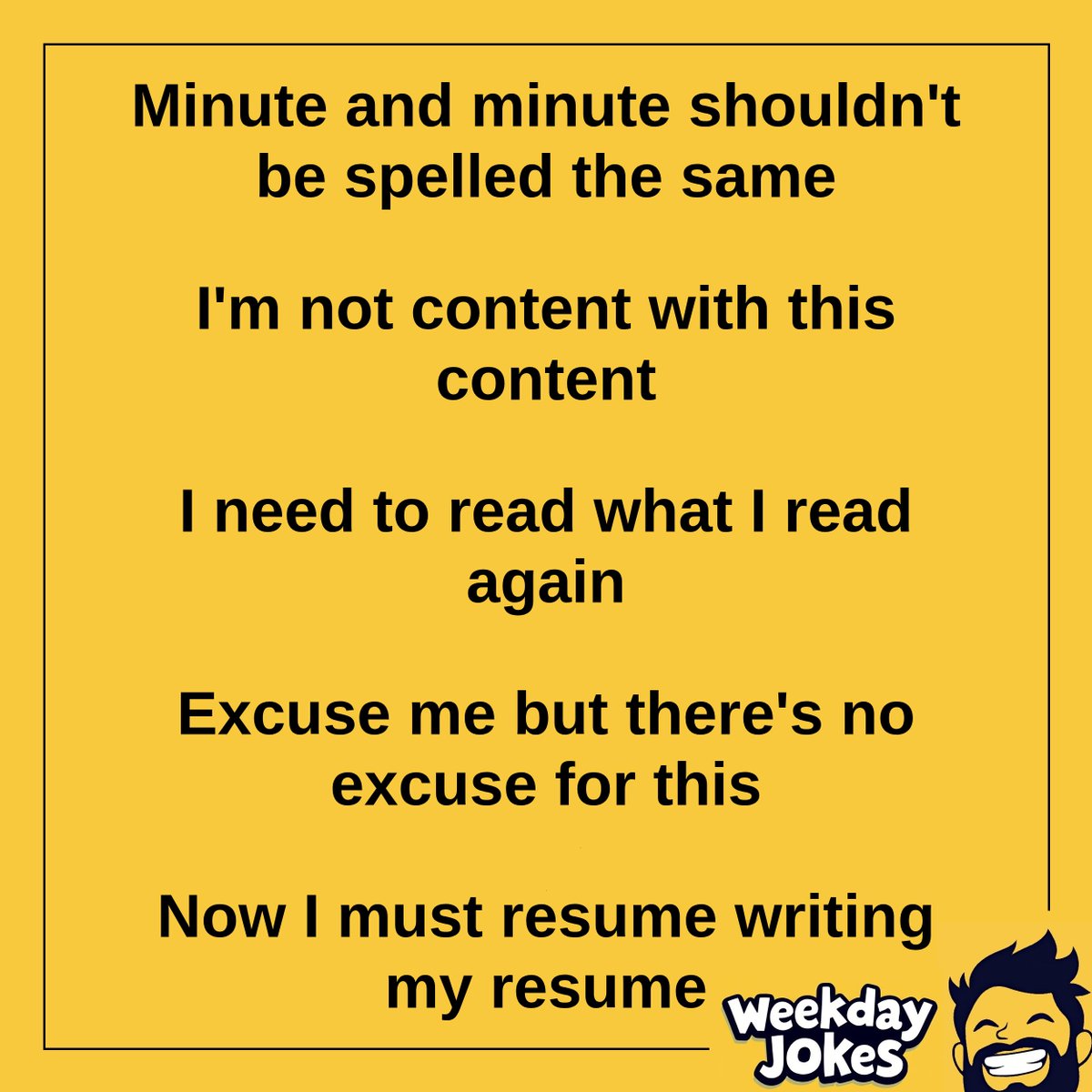 weekdayjokes's tweet image. 